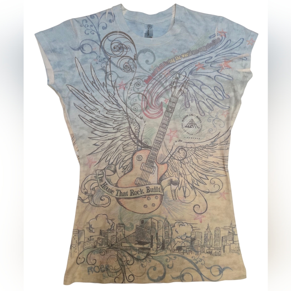 Rock and Roll Hall of Fame Graphic Tee size S